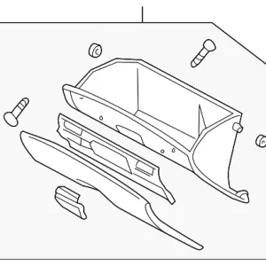 Glove Box Assembly - Mazda (BJ0J-64-030D-43)