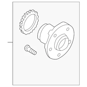 Hub Assembly - Mazda (GD7A-26-15X)