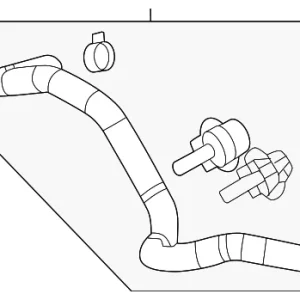 Water Hose - Mazda (PX9S-13-115)