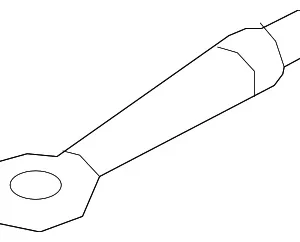 Tow Hook - Mazda (KD53-50-EJ1B)