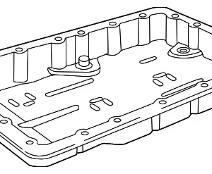 Transmission Oil Pan - Mazda (SJ12-19-830)