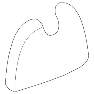 Belt & Retractor Upper Cover - Mazda (GA7B-57-631-29)