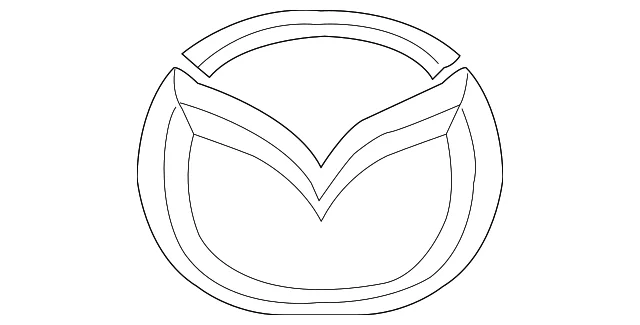 Emblem - Mazda (F152-51-731A)