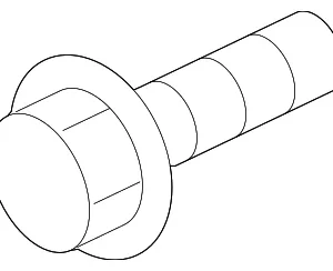 Mount Bracket Bolt - Mazda (9YA4-2A-816)