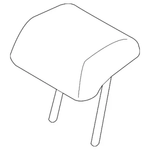 Headrest, Center - Mazda (D11T-88-340-05)