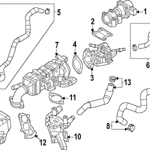 Water Hose - Mazda (H301-20-65Y)