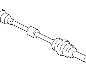 Axle Assembly - Mazda (GD55-25-50XC)