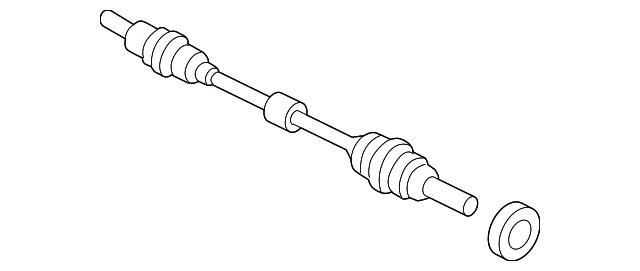 Axle Assembly - Mazda (GD55-25-60XB)