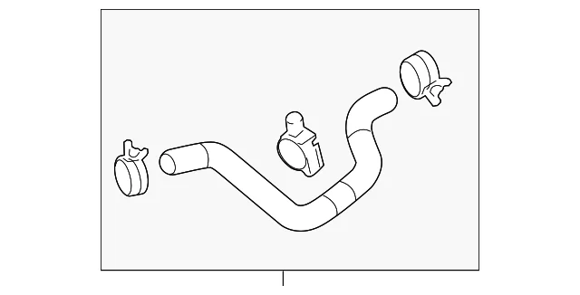 Inlet Hose - Mazda (L5A3-15-18XA)