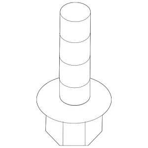 Lower Shield Bolt - Mazda (9YA0-20-888)