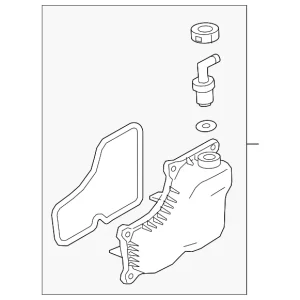 Oil/Air Separator - Mazda (PFB5-13-570)