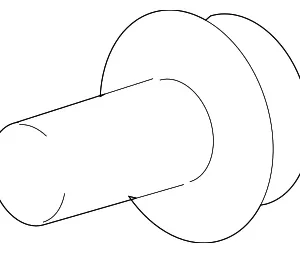 Splash Shield Rivet - Mazda (9XG1-33-09X0)