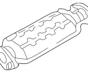 Catalytic Converter - Mazda (FS1N-20-600)
