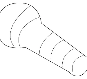 Hub & Bearing Stud - Mazda (GK2H-33-062)