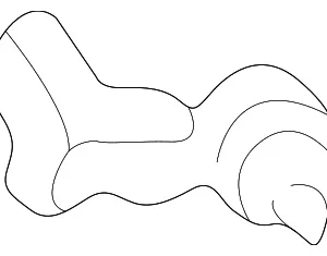 Support Rod Rod Holder - Mazda (B092-52-518)