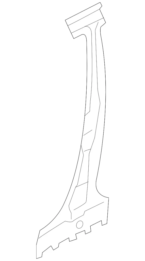 Inner Center Pillar - Mazda (BPYM-71-080)