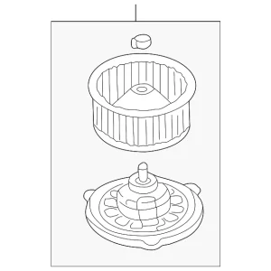 Blower Motor - Mazda (CB07-61-B10A)