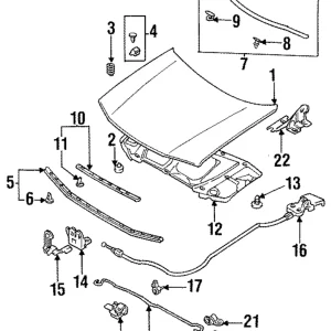Stay Rod Clamp - Mazda (BC1C-56-693A)