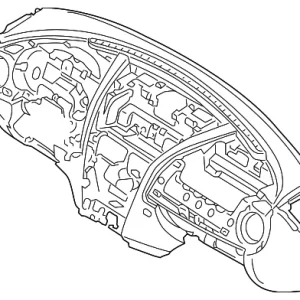 Instrument Panel - Mazda (FE01-60-400A-02)