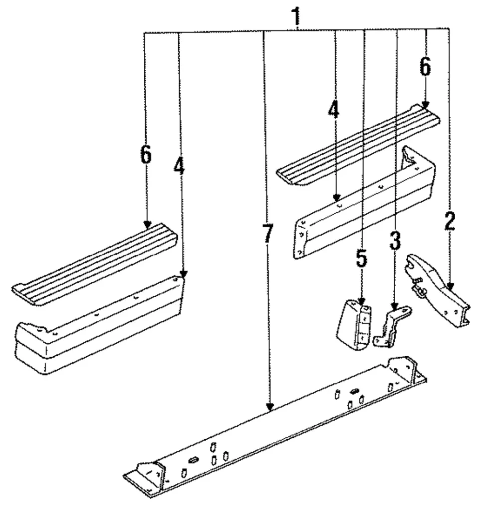 Face Bar - Mazda (UE55-50-231A)