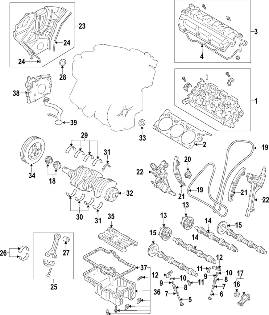 Rear Main Seal Retainer - Mazda (ZZD2-10-190)