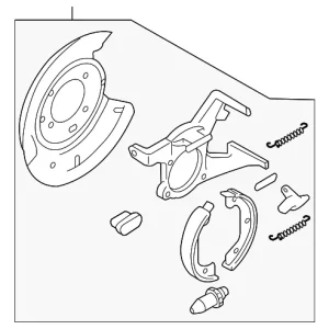 Backing Plate - Mazda (ZZ21-44-500)