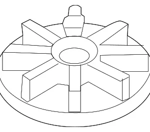 Spare Retainer - Mazda (G48F-56-960)
