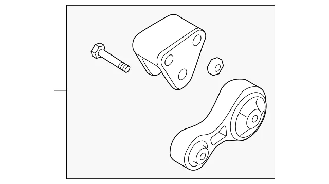 Rear Mount Assembly - Mazda (GS3W-39-04XF)