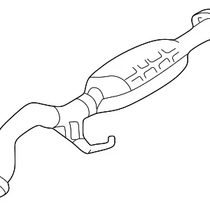 Catalytic Converter - Mazda (KJ13-20-600)