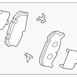 Rear Pads - Mazda (GPYB-26-48Z)