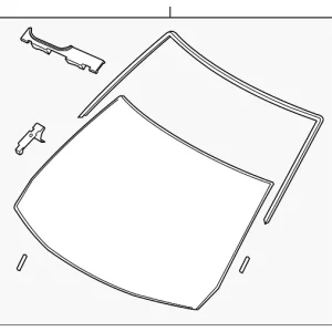 Windshield - Mazda (BADE-63-900)