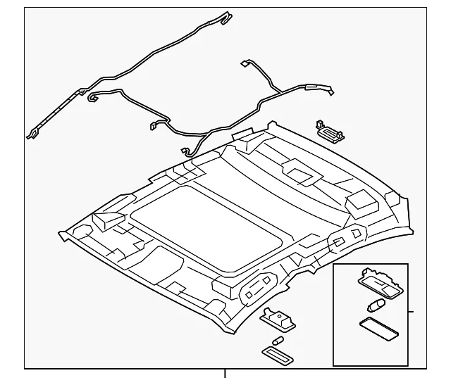 Headliner - Mazda (BAJD-68-030A-75)