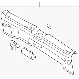 Rear Panel Trim - Mazda (BN5V-68-89X-65)