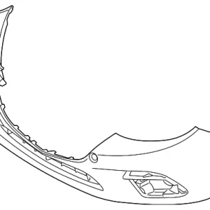Bumper Cover - Mazda (BJS7-50-031A-9U)
