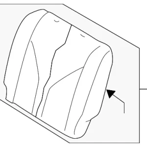 Seat Back Assembly - Mazda (LC62-88-280A-05)