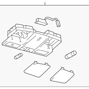 Map Lamp Assembly - Mazda (BBM4-69-970B-75)