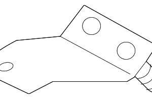 Air Filter Bracket - Mazda (N3H4-13-98YB)