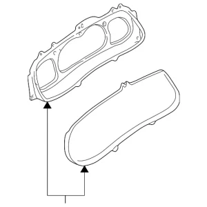 Cluster Lens - Mazda (1F70-55-422)