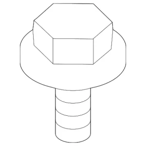 Battery Tray Bolt - Mazda (9YA4-10-614)