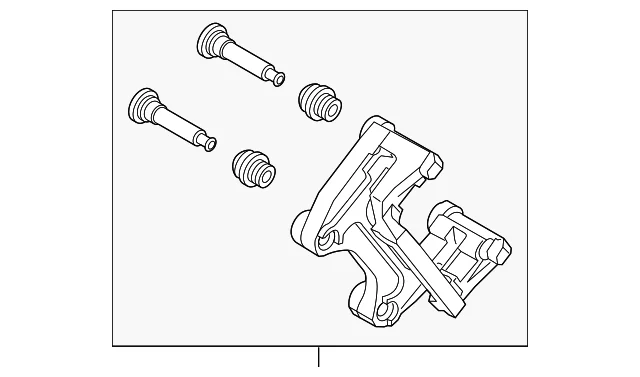 Caliper Support - Mazda (TKY8-26-29XA)