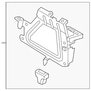 Mount Bracket - Mazda (PE02-18-885B)