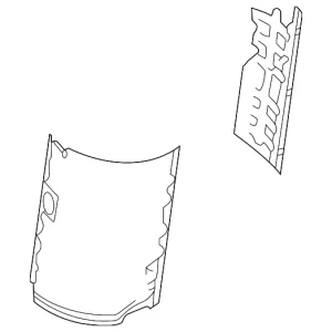 Mnfd W/Converter Shield - Mazda (SHA5-40-870)