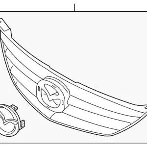 Grille Assembly - Mazda (GM9A-50-711A-CC)