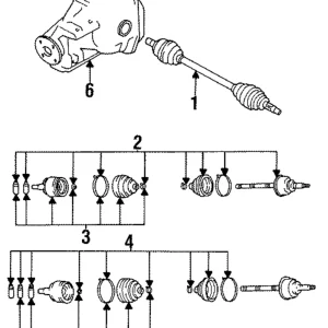 Inner Boot - Mazda (MA10-22-540)