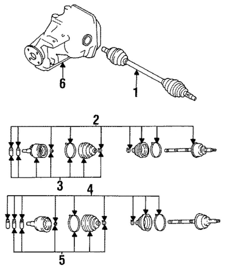 Axle Assembly - Mazda (MA10-25-500)