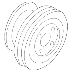 Engine Crankshaft Pulley - Mazda (JF01-11-405A)