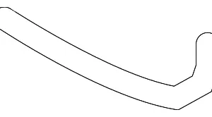 Washer Hose - Mazda (GS3T-67-501)