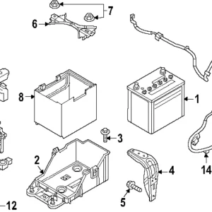 Positive Cable - Mazda (DHTD-67-070A)