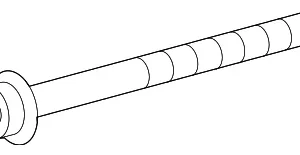 Front Mount Bracket Bolt - Mazda (9XG1-26-927L)