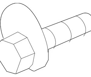 Lower Control Arm Adjust Bolt - Mazda (TK48-28-66ZA)